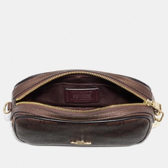 New💃Coach Isla Chain Crossbody Signature Canvas - Picture 7 of 9